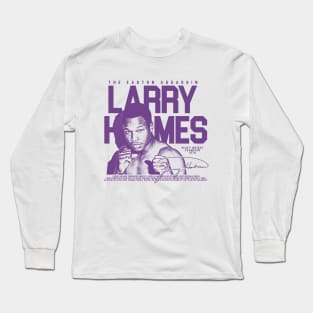 Larry Holmes - Purple Long Sleeve T-Shirt